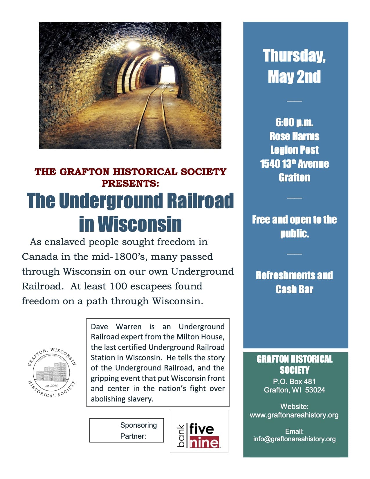 Underground Railroad flyer